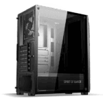 Spirit of Gamer Számítógépház - Rogue VI RGB (fekete, ablakos, 4x12cm ventilátor, alsó táp,  ATX, 1xUSB3.0, 2xUSB2.0) - Image 8