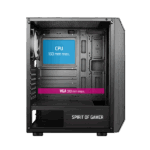 Spirit of Gamer Számítógépház - Rogue VI RGB (fekete, ablakos, 4x12cm ventilátor, alsó táp,  ATX, 1xUSB3.0, 2xUSB2.0) - Image 9