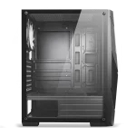 Spirit of Gamer Számítógépház - Rogue V RGB (fekete, ablakos, 2x12cm ventilátor, alsó táp,  ATX, 1xUSB3.0, 2xUSB2.0) - Image 6