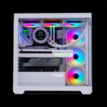 Spirit of Gamer Számítógépház - SPARK Arctic (fehér, ablakos, 6x12cm ventilátor, alsó táp,  ATX, 2xUSB3.0, 1xUSB-C) - Image 6