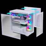 Spirit of Gamer Számítógépház - SPARK Arctic (fehér, ablakos, 6x12cm ventilátor, alsó táp,  ATX, 2xUSB3.0, 1xUSB-C) - Image 7