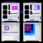 Spirit of Gamer Számítógépház - SPARK Arctic (fehér, ablakos, 6x12cm ventilátor, alsó táp,  ATX, 2xUSB3.0, 1xUSB-C) - Image 8