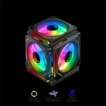 Spirit of Gamer Számítógépház - SPARK Black (fekete, ablakos, 6x12cm ventilátor, alsó táp,  ATX, 2xUSB3.0, 1xUSB-C) - Image 9
