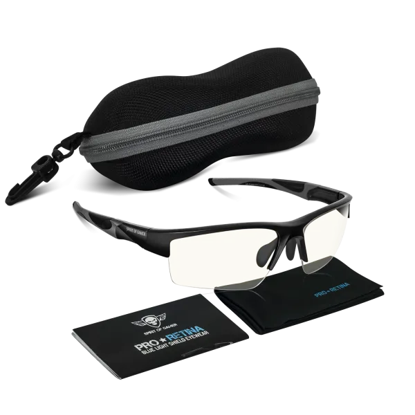 Spirit of Gamer Szemüveg - Retina Pro (Kékfény/UV szűrő, tükröződés mentes, modern dizájn, fekete) - Image 6