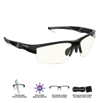 Spirit of Gamer Szemüveg - Retina Pro (Kékfény/UV szűrő, tükröződés mentes, modern dizájn, fekete)