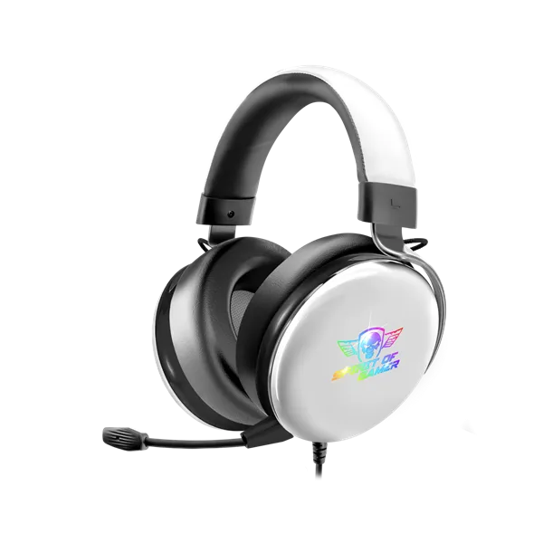 Spirit of Gamer Fejhallgató - H700 White (MultiPlatform, 7.1, mikrofon, hangerőszabályzó, nagy-párnás, fehér) - Image 1