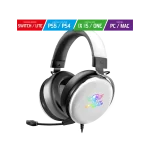 Spirit of Gamer Fejhallgató - H700 White (MultiPlatform, 7.1, mikrofon, hangerőszabályzó, nagy-párnás, fehér) - Image 2