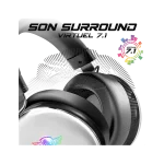 Spirit of Gamer Fejhallgató - H700 White (MultiPlatform, 7.1, mikrofon, hangerőszabályzó, nagy-párnás, fehér) - Image 3