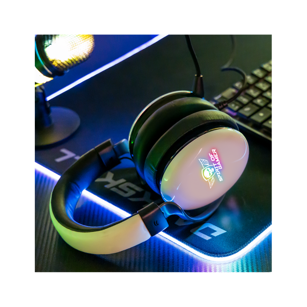 Spirit of Gamer Fejhallgató - H700 White (MultiPlatform, 7.1, mikrofon, hangerőszabályzó, nagy-párnás, fehér) - Image 10