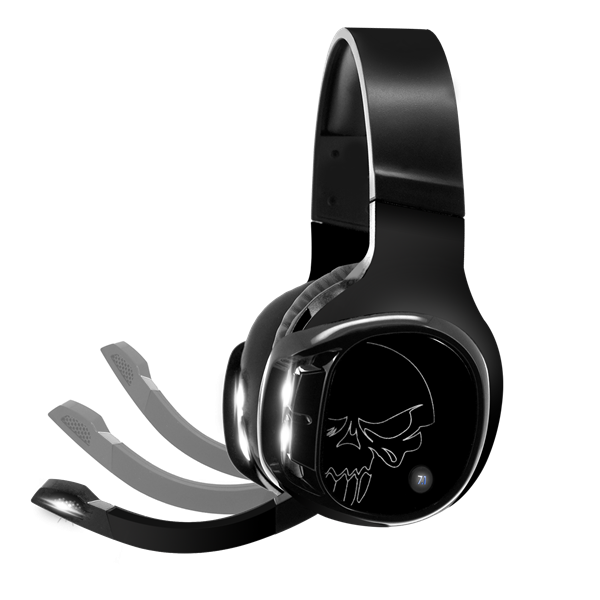 Spirit of Gamer Wireless Fejhallgató - MIC-XH1100 (MultiPlatform,7.1,mikrofon, hangerőszabályzó, nagy-párnás, fekete) - Image 3