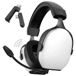 Spirit of Gamer Wireless Fejhallgató - MIC-XH1400 (MultiPlatform, 7.1,mikrofon, hangerőszabályzó, nagy-párnás, fehér) - Image 2