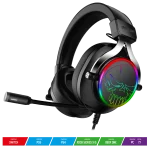 Spirit of Gamer Fejhallgató - MIC-XH600 (MultiPlatform, 7.1, mikrofon, hangerőszabályzó, nagy-párnás, fekete)