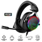 Spirit of Gamer Fejhallgató - MIC-XH600 (MultiPlatform, 7.1, mikrofon, hangerőszabályzó, nagy-párnás, fekete) - Image 2