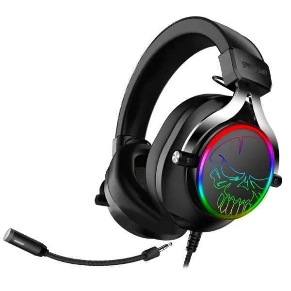 Spirit of Gamer Fejhallgató - MIC-XH600 (MultiPlatform, 7.1, mikrofon, hangerőszabályzó, nagy-párnás, fekete) - Image 4