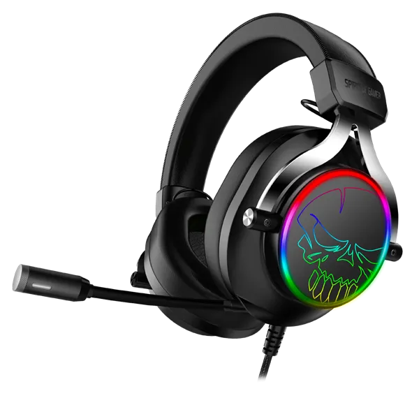 Spirit of Gamer Fejhallgató - MIC-XH600 (MultiPlatform, 7.1, mikrofon, hangerőszabályzó, nagy-párnás, fekete) - Image 6