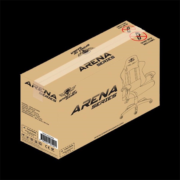 Spirit of Gamer szék - ARENA Dark Grey (állítható magasság; párnázott kartámasz; PU; max.120kg-ig, sötét-szürke) - Image 10