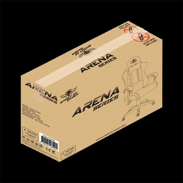 Spirit of Gamer szék - ARENA Dark Grey (állítható magasság; párnázott kartámasz; PU; max.120kg-ig, sötét-szürke) - Image 10