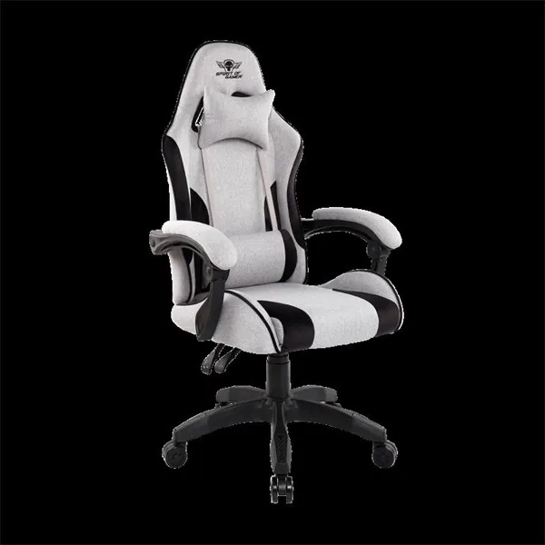 Spirit of Gamer szék - ARENA Light Grey (állítható magasság; párnázott kartámasz; PU; max.120kg-ig, világos-szürke) - Image 1