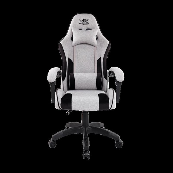 Spirit of Gamer szék - ARENA Light Grey (állítható magasság; párnázott kartámasz; PU; max.120kg-ig, világos-szürke) - Image 2