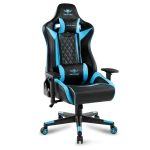 Spirit of Gamer szék - CRUSADER Blue (állítható dőlés/magasság/kartámasz; max.120kg-ig, kék)