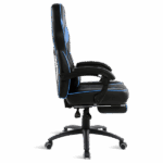 Spirit of Gamer szék - MUSTANG Blue (állítható dőlés/magasság; kihajtható lábtartó; max.120kg-ig, kék) - Image 3