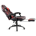 Spirit of Gamer szék - MUSTANG Red (állítható dőlés/magasság; kihajtható lábtartó; max.120kg-ig, piros) - Image 5