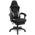 Spirit of Gamer szék - RAVEN (állítható dőlés/magasság; kihajtható lábtartó; max.120kg-ig, fekete)