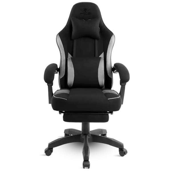 Spirit of Gamer szék - RAVEN (állítható dőlés/magasság; kihajtható lábtartó; max.120kg-ig, fekete) - Image 2