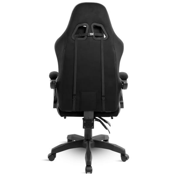 Spirit of Gamer szék - RAVEN (állítható dőlés/magasság; kihajtható lábtartó; max.120kg-ig, fekete) - Image 4