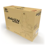 Spirit of Gamer szék - RAVEN (állítható dőlés/magasság; kihajtható lábtartó; max.120kg-ig, fekete) - Image 12