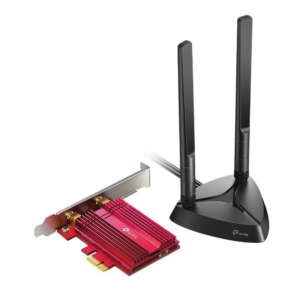 TP-Link Hálózati adapter WiFi AX3000 - Archer TX3000E (PCI-E; 574Mbps 2.4Ghz + 2402Mbps 5Ghz; Bluetooth 5.0; Wifi6) - Image 2