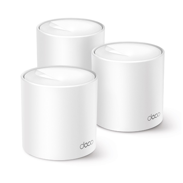 TP-Link Mesh WiFi AX1500 Deco X10 (3 pack; 300Mbps 2,4GHz + 1201Mbps 5GHz; WPA3; Wifi6; OFDMA; MU-MIMO) - Image 1