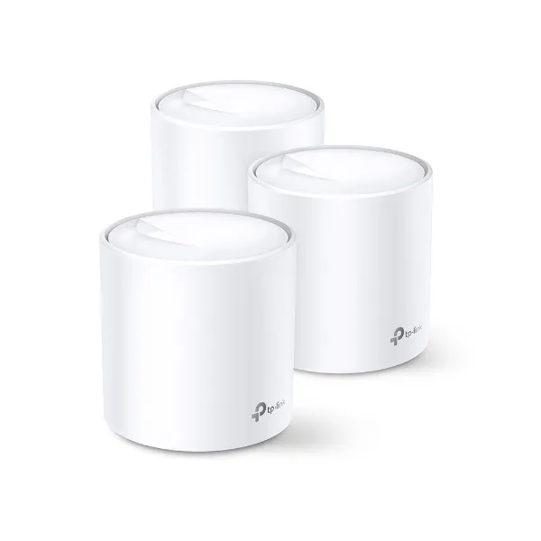 TP-Link Mesh WiFi AX1800 Deco X20 (3 pack; 574Mbps 2,4GHz + 1204Mbps 5GHz; WPA3)