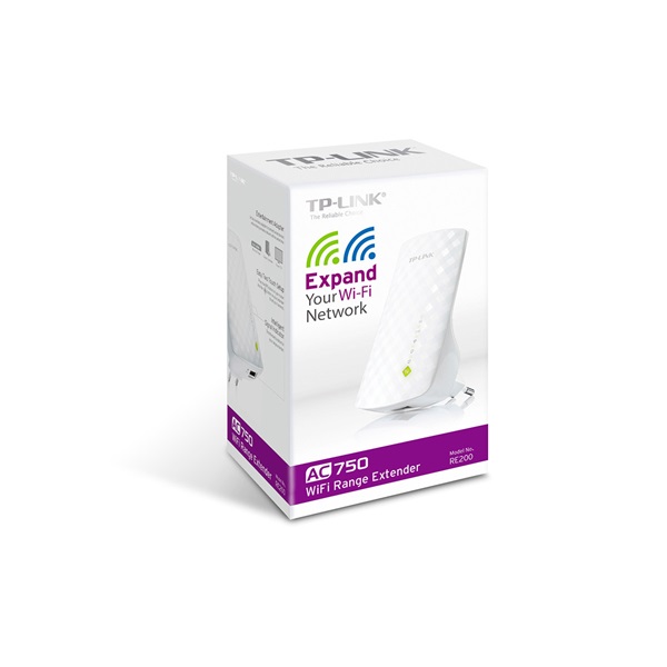TP-Link RE200 TL-AC750 WiFi Range Extender White - Image 7