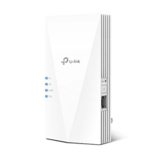 TP-Link_Range_Extender_WiFi_AX3000_-_RE700X_2402Mbps_5GHz_574Mbps_24GHz_WiFi6_1x1Gbps-i447171.jpg TP-Link Range Extender WiFi AX3000 - RE700X (2402Mbps 5GHz + 574Mbps 2,4GHz; WiFi6; 1x1Gbps) - Image 1