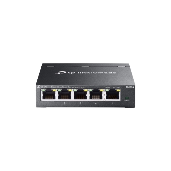 TP-Link Switch Menedzselhető - ES205G (Omada; 5x 1Gbps)