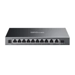 TP-Link Switch Menedzselhető PoE - ES210GP (Omada; 9x 1Gbps; 8x af/at PoE+ port; 1x SFP/RJ45 combo port; 63W) - Image 2