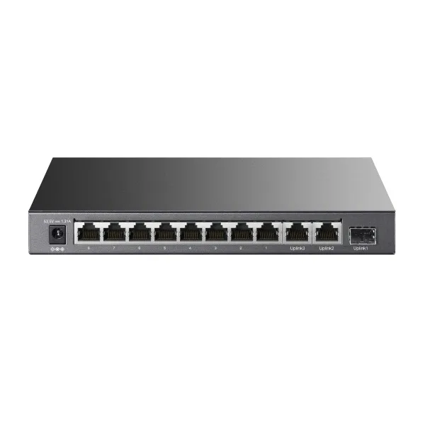 TP-Link Switch  PoE - TL-SL1311P (11port; 8x 100Mbps af/at PoE+ port; 2x 1Gbps port; 1x 1Gbps SFP; 65W) - Image 2