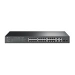 TP-Link Switch  PoE - TL-SL2428P (24port 100Mbps + 2port 1Gbps;  24 af PoE port; 2x Combo SFP; 250W, 250m extended mode) - Image 2