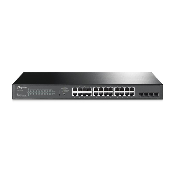 TP-Link Switch Smart PoE - SG2428P JetStream™ (L2,L2+; IPv6; 24port 1Gbps + 4port SFP; 24 af/at PoE+ port; 250W) - Image 2