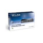 TP-Link Switch  - TL-SF1016DS (16 port, 100Mbps; fém ház) - Image 4