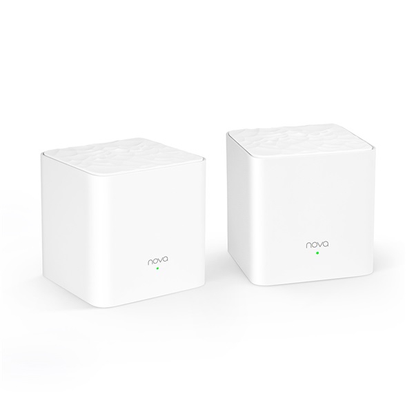 Tenda_Mesh_WiFi_AC1200_-_Nova_MW3_2pack_300Mbps_24GHz_867Mbps_5GHz_2port_100Mbps_2x3dBi-i324545.jpg Tenda Mesh WiFi AC1200 - Nova MW3 (2pack; 300Mbps 2,4GHz + 867Mbps 5GHz; 2port 100Mbps; 2x3dBi) - Image 1