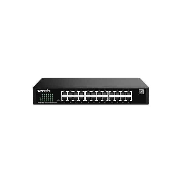 Tenda Switch Menedzselhető - TEG2224D (24x1Gbps; 48Gbps; CloudFi; Fém)
