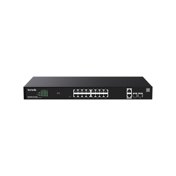 Tenda_Switch_Menedzselheto_PoE_-_TEG2220P-16-250W_16x1Gbps_2x1Gbps_Uplink_2xSFP_16afat_PoE_port_250W_rack-i481648.png Tenda Switch Menedzselhető PoE - TEG2220P-16-250W (16x1Gbps + 2x1Gbps Uplink + 2xSFP;  16af/at PoE+ port; 250W; rack) - Image 1
