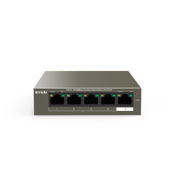 Tenda_Switch_PoE_-_TEF1105P-4-63W_5x100Mbps_4_afat_PoE_port_58W-i324790.jpg Tenda Switch PoE - TEF1105P-4-63W (5x100Mbps; 4 af/at PoE+ port; 58W) - Image 1