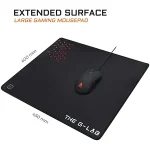 The G-Lab Egérpad - PAD CEASIUM (450x400x3mm, vízálló, fekete,) - Image 3