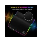 The G-Lab Egérpad - PAD RUBIDIUM (800x300x3mm; fekete, extra USB, vízálló, RGB LED) - Image 4