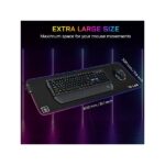 The G-Lab Egérpad - PAD RUBIDIUM (800x300x3mm; fekete, extra USB, vízálló, RGB LED) - Image 5