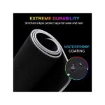 The G-Lab Egérpad - PAD RUBIDIUM (800x300x3mm; fekete, extra USB, vízálló, RGB LED) - Image 6