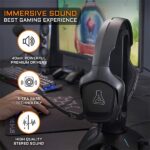 The G-Lab Fejhallgató - KORP COBALT/B (mikrofon, 3,5mm Jack, hangerőszabályzó, nagy-párnás, fekete) - Image 12